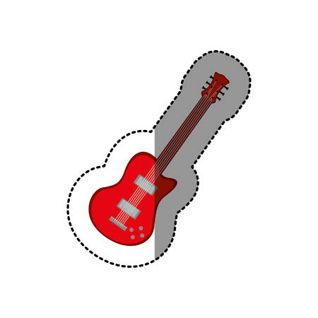 symbol electric guitar icon design, vector illustration imageのイラスト素材