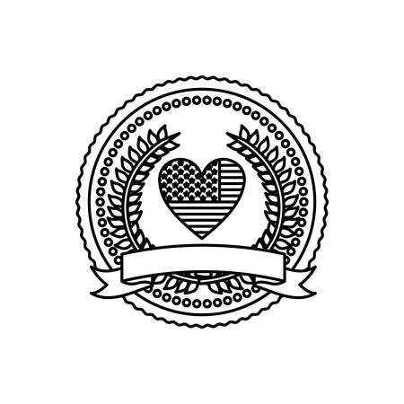 Symbol american seal sign icon, vector illustrationのイラスト素材