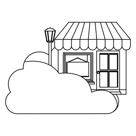 database hosting icon stock image, vector illustration designのイラスト素材