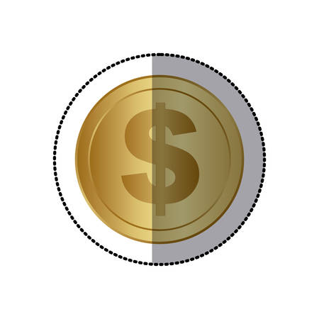 coin icon stock image, vector illustration designのイラスト素材