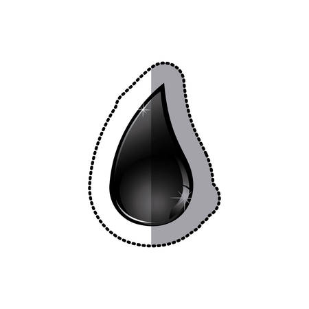 drop gasoline icon stock, vector illustration designのイラスト素材