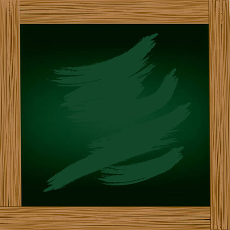 Wooden frame with board icon design vector illustrationのイラスト素材
