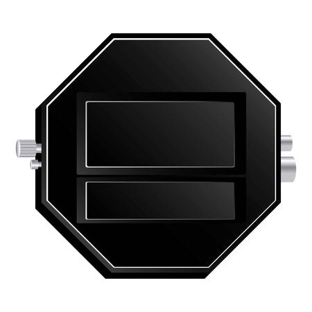 router emblem measuring icon, vector illustraction design imageのイラスト素材