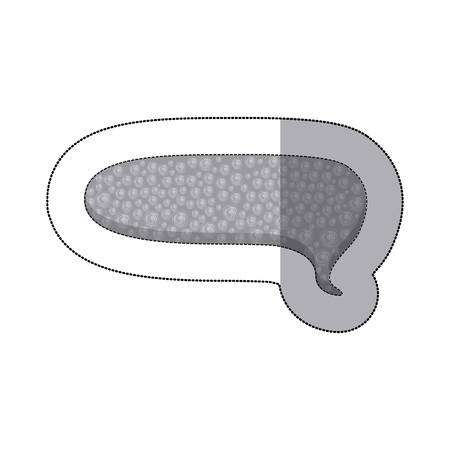 gray chat bubble icon, vector illustraction design imageのイラスト素材