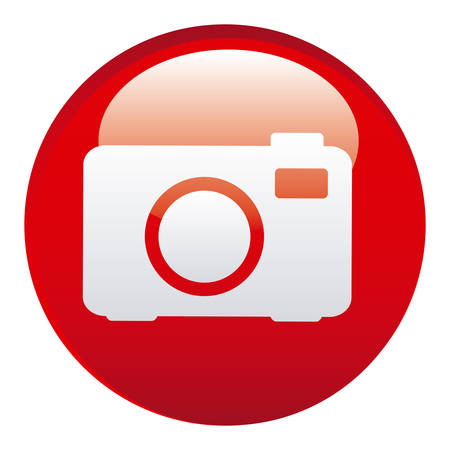 red camera emblem iconのイラスト素材