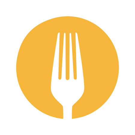 symbol fork tool icon, vector illustraction design imageのイラスト素材