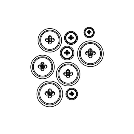 silhouette bubbles with figures icon, vectorのイラスト素材