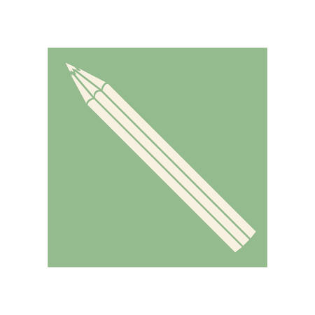 flat pencil icon education, vector illustration designのイラスト素材