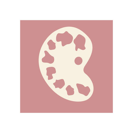 Flat palette icon education, vector illustration designのイラスト素材