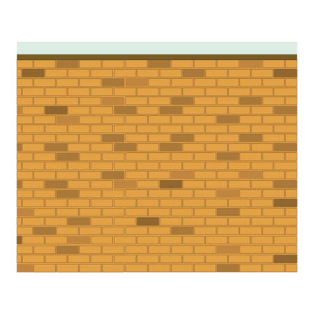 colorful image realistic brick wall seamless pattern vector illustrationのイラスト素材