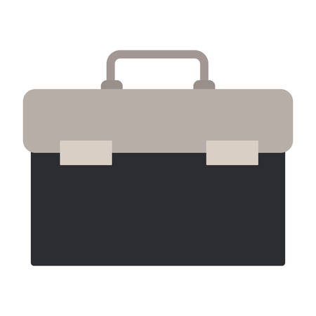 white background with color silhouette of plumbing tool kit vector illustrationのイラスト素材