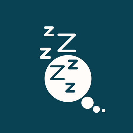 white background of speech bubble of dreaming vector illustrationのイラスト素材