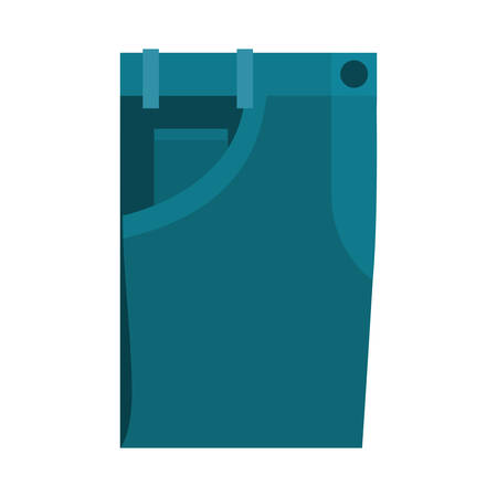 colorful silhouette of male pants folded vector illustrationのイラスト素材