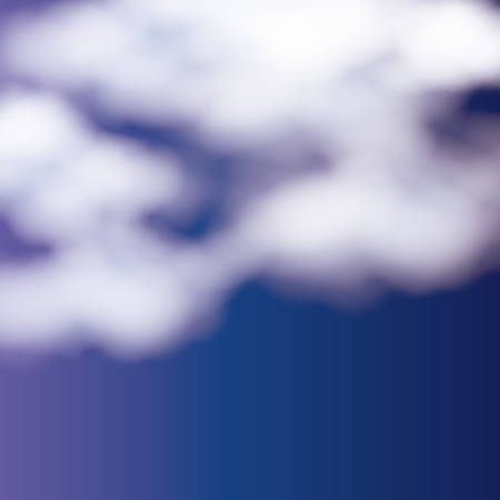 background with clouds over nightly sky vector illustrationのイラスト素材