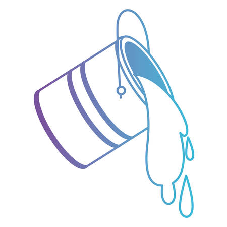 paint bucket draw button tool design art vector illustrationのイラスト素材