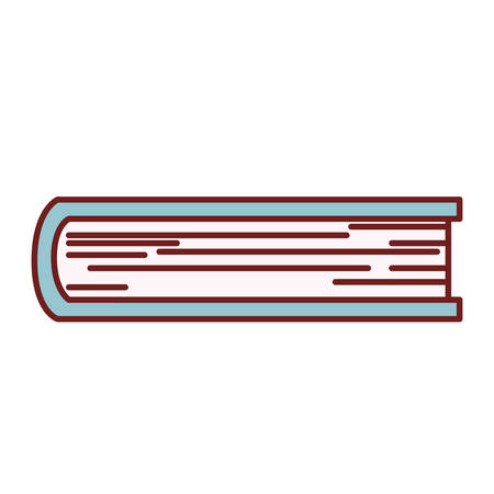 Books education paper learning library study school textbook vector illustration.のイラスト素材