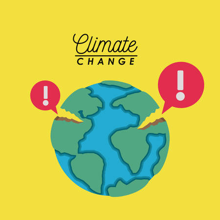 Effects of climate change concept vector illustration designのイラスト素材