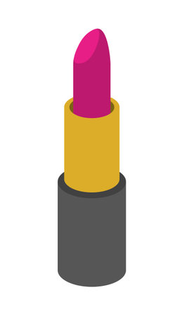 lipstick makeup isolated icon vector illustration designのイラスト素材
