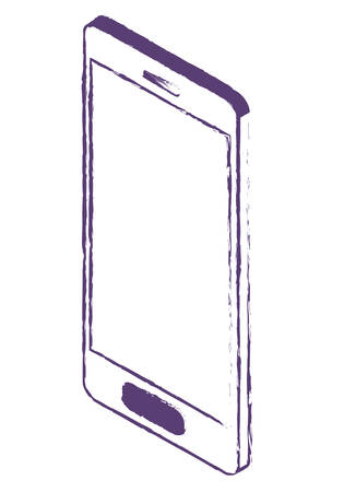 smartphone device isometric icon vector illustration designのイラスト素材