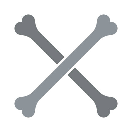 Crossed bones iconのイラスト素材