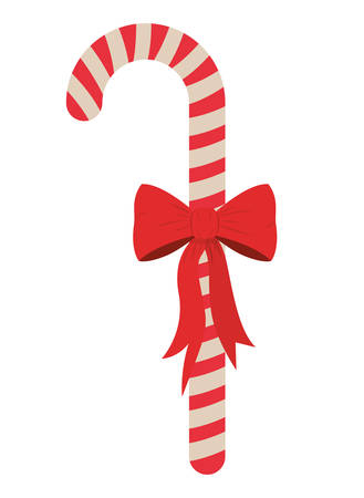 sweet christmas cane icon vector illustration designのイラスト素材