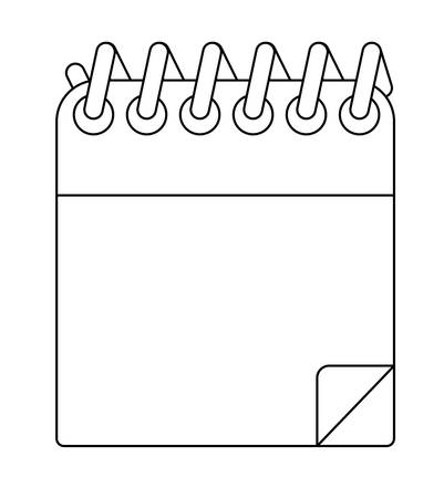 calendar reminder isolated icon vector illustration designのイラスト素材