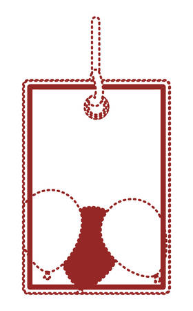 tag hanging with party balloons air vector illustration designのイラスト素材