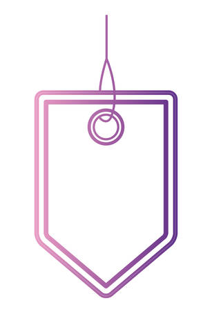 commercial hangtag hanging icon vector illustration designのイラスト素材