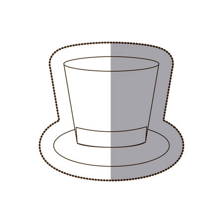 Elegant hat of suit icon, vector illustration designのイラスト素材