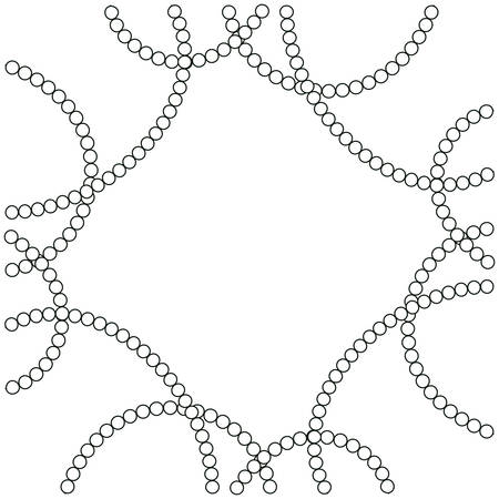 frame balls mardi gras vector illustration designのイラスト素材