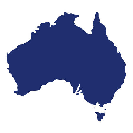australia map geography icon vector illustration designのイラスト素材