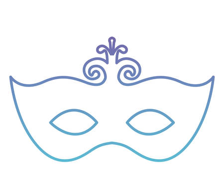 mardi gras mask icon vector illustration designのイラスト素材