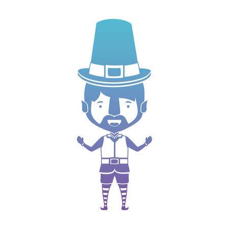 Leprechaun avatar character iconのイラスト素材