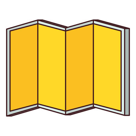 map guide paper icon vector illustration designのイラスト素材