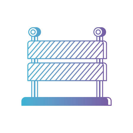 isometric construction fence icon vector illustration designのイラスト素材