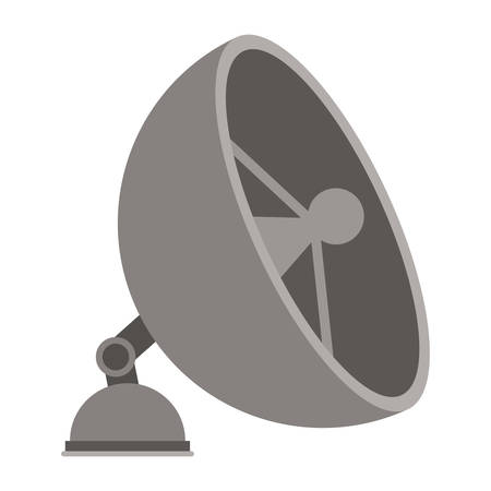 satellite antena isolated icon vector illustration designのイラスト素材