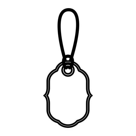 commercial tag hanging icon vector illustration designのイラスト素材