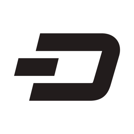 cryptocurrency dash symbol isolated icon vector illustration designのイラスト素材