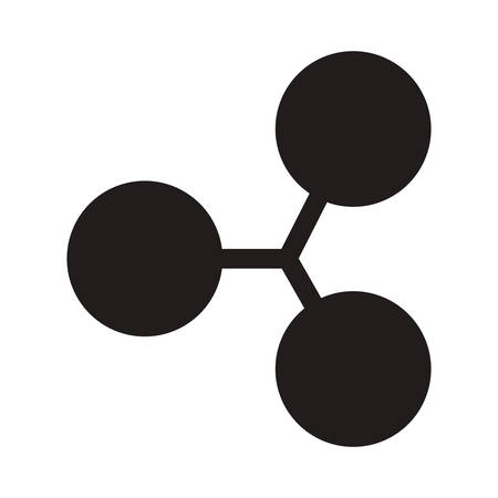 cryptocurrency ripple symbol isolated icon vector illustration designのイラスト素材