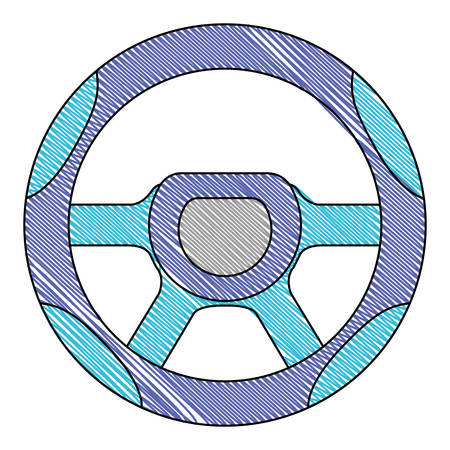 car wheel control icon vector illustration designのイラスト素材