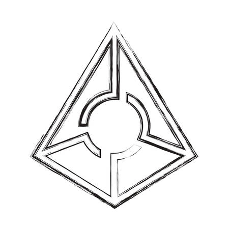 cryptocurrency augur symbol isolated icon vector illustration designのイラスト素材