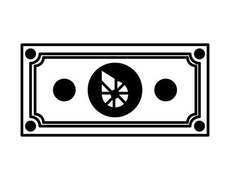 bill biteshare commerce technology icon vector illustration designのイラスト素材