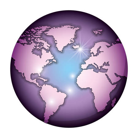 world planet earth icon vector illustration designのイラスト素材