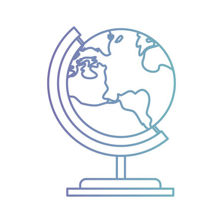 world planet map icon vector illustration designのイラスト素材