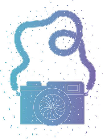 camera photographic isolated icon vector illustration designのイラスト素材