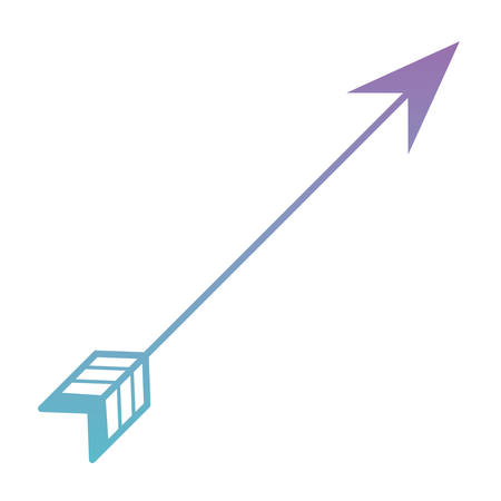 ethnicity arrow isolated icon vector illustration designのイラスト素材