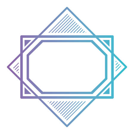 elegant rhombus frame decorative vector illustration designのイラスト素材