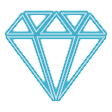 diamond gem isolated icon vector illustration designのイラスト素材