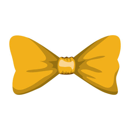 elegant bowtie ribbon icon vector illustration designのイラスト素材