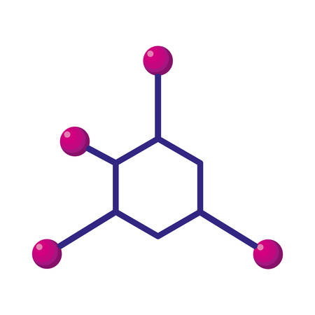 structure molecular science icon vector illustration designのイラスト素材
